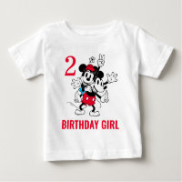 Mickey and Minnie Mouse Twins Birthday Girl