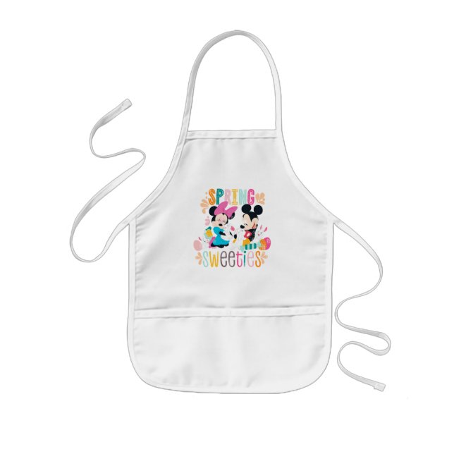 Mickey and Minnie | Spring Sweeties Kids Apron (Front)