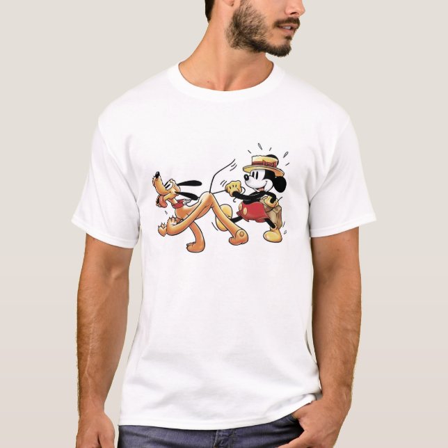 Mickey and Pluto T-Shirt (Front)