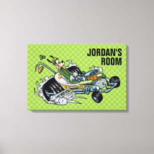 Mickey and the Roadster Racers   Goofy Canvas Print