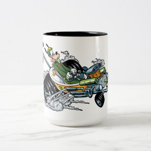 Mickey and the Roadster Racers   Goofy Two-Tone Coffee Mug