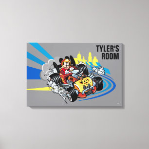 Mickey and the Roadster Racers   Mickey 28 Canvas Print