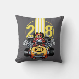 Mickey and the Roadster Racers   Mickey Throw Pillow
