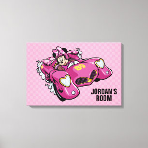 Mickey and the Roadster Racers   Minnie Canvas Print