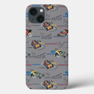 Mickey and the Roadster Racers Pattern iPhone 13 Case