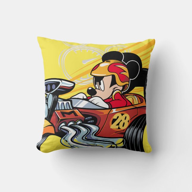 Mickey and the Roadster Racers | Rockin' & Racin' Throw Pillow (Front)