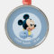 Mickey Baby's First Christmas Blue | Add Your Name