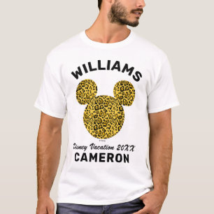 Mickey Cheetah   T-shirt vacances et année en fami