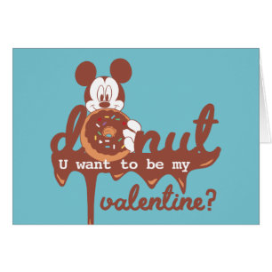Mickey   Doughnut U Want to be My Valentine?
