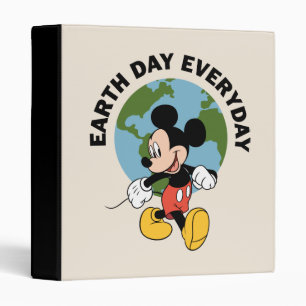 Mickey Earth Day Everyday Binder