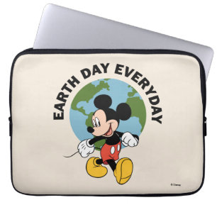 Mickey Earth Day Everyday Laptop Sleeve