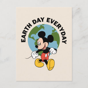 Mickey   Earth Day Everyday Postcard