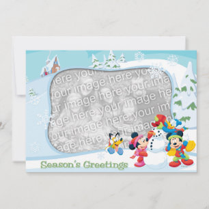 Mickey et amis : carte Bonnes Fêtes