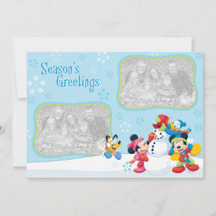 Mickey et amis : carte Bonnes Fêtes
