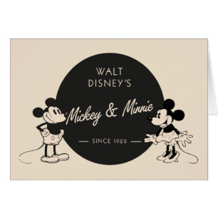 Mickey et Minnie vintages