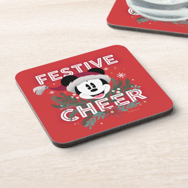 Mickey | Festive Cheer Coaster (Left Side)