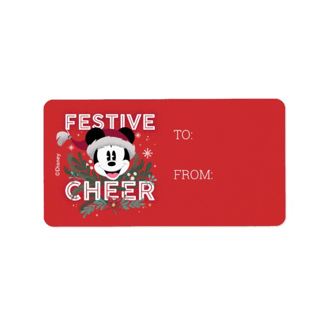 Mickey | Festive Cheer Label (Front)