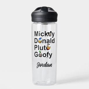 Mickey & Friends   Add Your Name Water Bottle