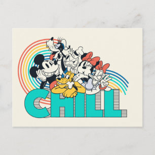 Mickey & Friends   Chill Postcard