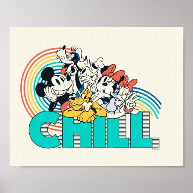 Mickey & Friends | Chill Poster (Front)