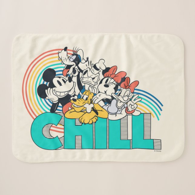 Mickey & Friends | Chill Sherpa Blanket (Front (Horizontal))