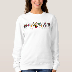 Mickey & Friends Christmas Snowflakes Sweatshirt