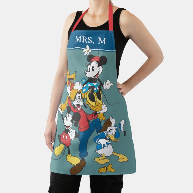 Mickey & Friends | Classic Group Personalized Apron (Insitu)