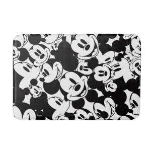 Mickey & Friends   Classic Mickey Pattern Bath Mat