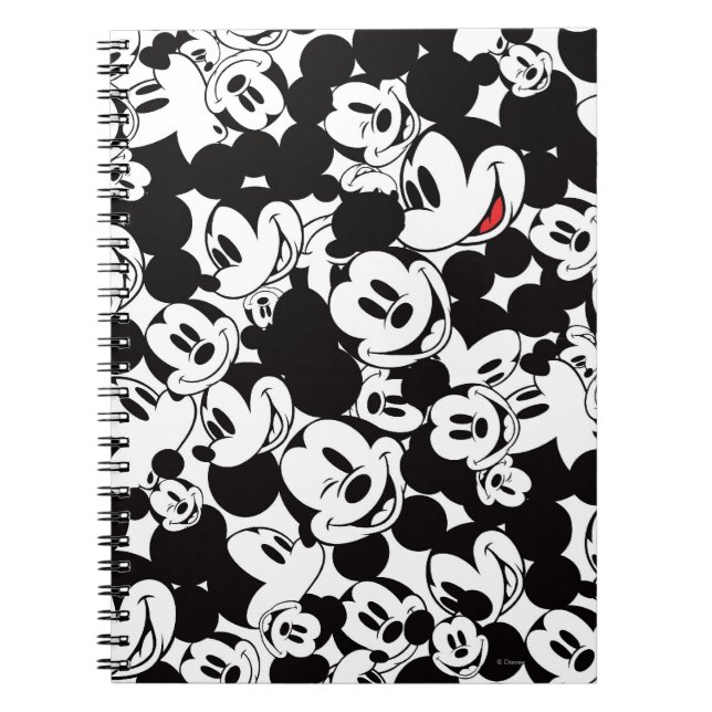 Mickey & Friends | Classic Mickey Pattern Notebook (Front)