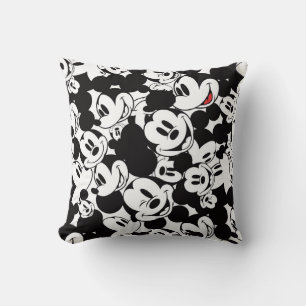 Mickey & Friends   Classic Mickey Pattern Throw Pillow