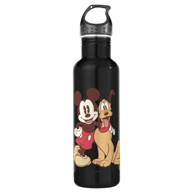 Mickey & Friends | Classic Mickey & Pluto 710 Ml Water Bottle (Front)