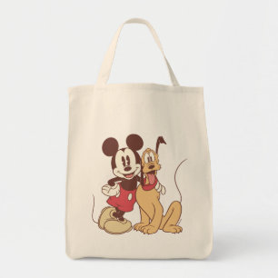 Mickey & Friends   Classic Mickey & Pluto Tote Bag