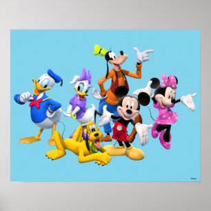 Mickey & Friends Clubhouse Poster
