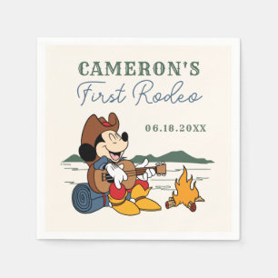 Mickey & Friends   Cowboy Rodeo Birthday Napkin