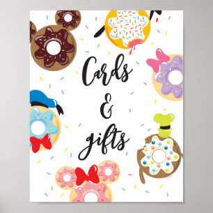 Mickey & Friends Doughnut Sweet One - Cards & Gift Poster