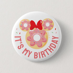 Mickey & Friends Doughnut Sweet One - First Birthd 2 Inch Round Button