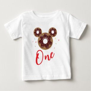 Mickey & Friends Doughnut Sweet One - First Birthd Baby T-Shirt