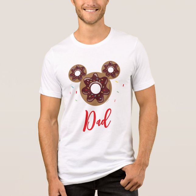 Mickey & Friends Doughnut Sweet One - First Birthd Tri-Blend Shirt (Front)