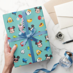 Mickey & Friends Emoji Pattern Wrapping Paper