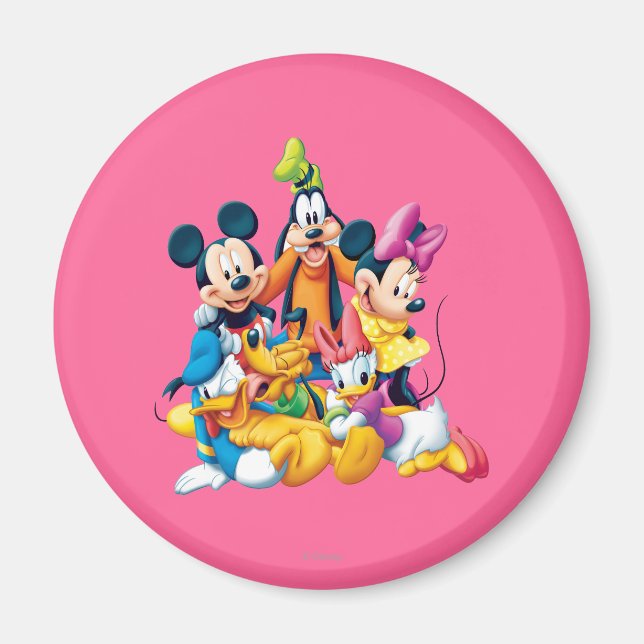 Mickey & Friends | Fab Five Magnet (Front)