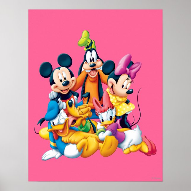 Mickey & Friends | Fab Five Poster (Front)