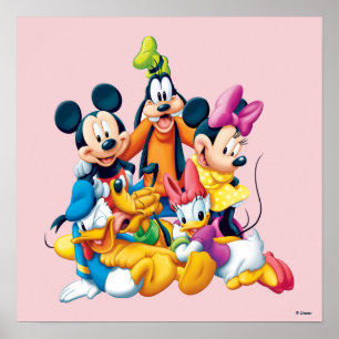 Mickey & Friends Fab Five Poster