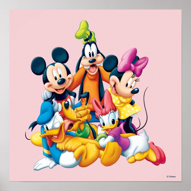 Mickey & Friends | Fab Five Poster (Front)