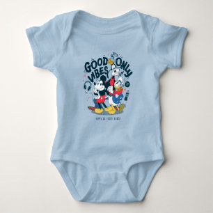 Mickey & Friends   Good Vibes Only Baby Bodysuit