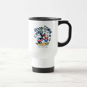 Mickey & Friends   Good Vibes Only Travel Mug