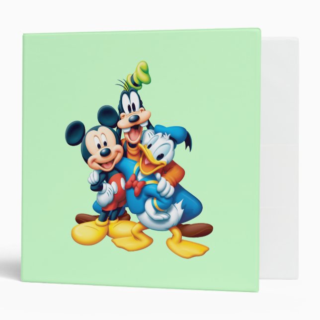 Mickey & Friends | Group Hug Binder (Front/Inside)