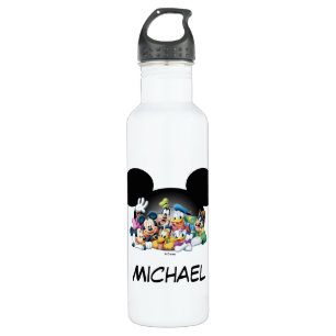 Mickey & Friends Group in Mickey Ears 710 Ml Water Bottle