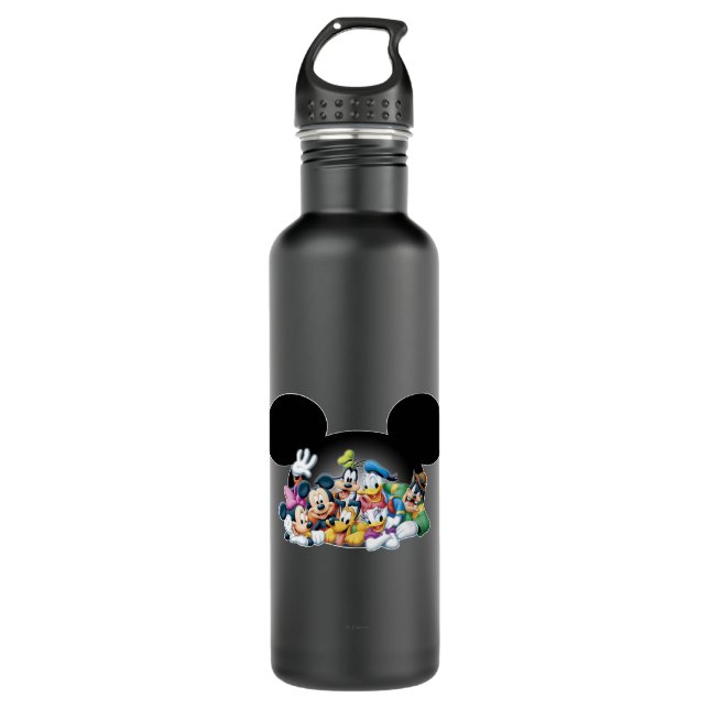 Mickey & Friends | Group in Mickey Ears 710 Ml Water Bottle (Front)