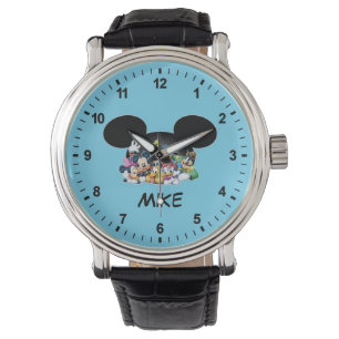 Mickey & Friends   Group in Mickey Ears Watch