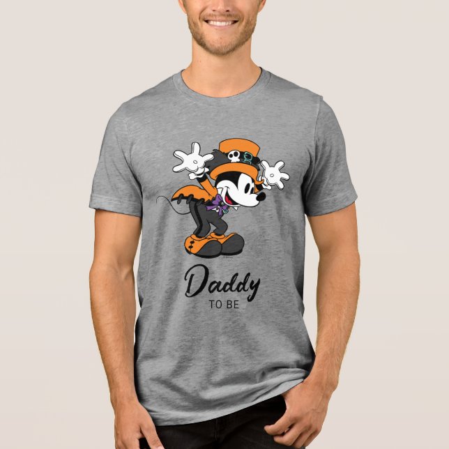 Mickey & Friends Halloween Baby Shower Tri-Blend Shirt (Front)